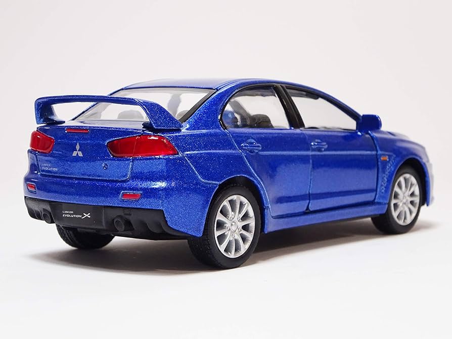三菱ランサーミニカーコレクション　ランエボ トイザらスJDM1/64ランエボミニカー2002三菱ランサー